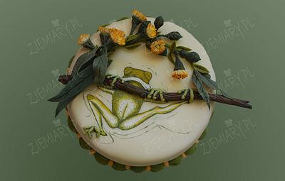 cake with a frog - Cake by Anna Krawczyk-Mechocka