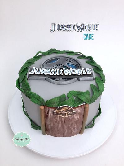 Torta Parque Jurásico  - Cake by Dulcepastel.com