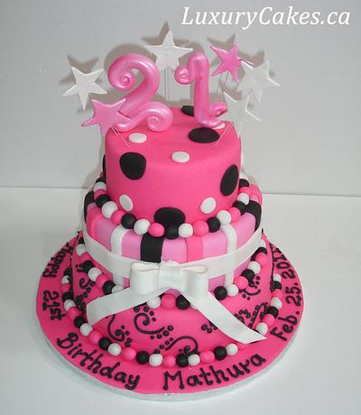 21st Birthdaycake 2 - Cake by Sobi Thiru