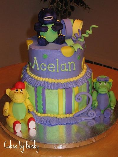 Barney Birthday Cake - Cake by Becky Pendergraft