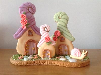 Fairy houses - Cake by Cindy
