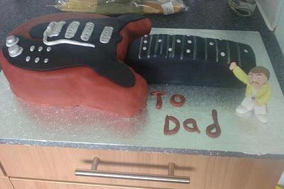 brian may red special guitar - Cake by amy