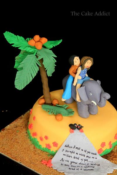 Memento of Love - Cake by Sreeja -The Cake Addict