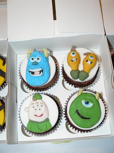 Monsters University Cupcakes  - Cake by Krazy Kupcakes 