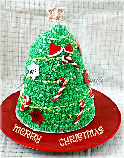 Christmas Tree Cake - Cake by Jeny John