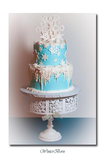 Snowflake Cake - Cake by Jan Dunlevy 