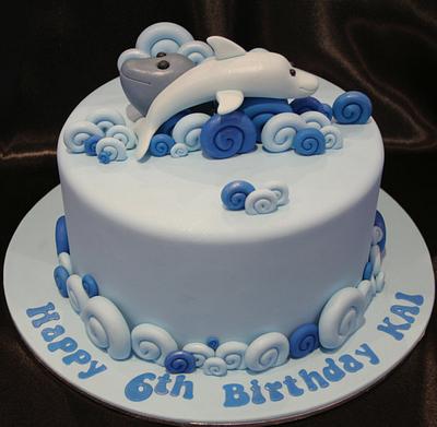 Dolphin Cake - Cake by Michelle Amore Cakes