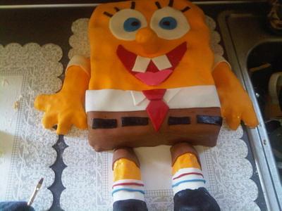 spongebob - Cake by Julia Dixon