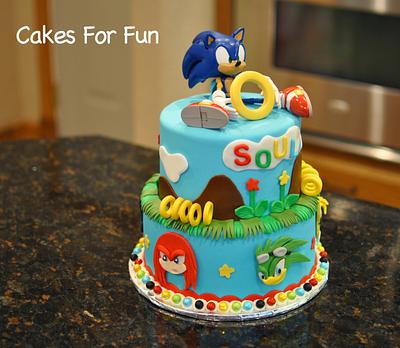 Sonic the Hedgehog - Cake by Cakes For Fun