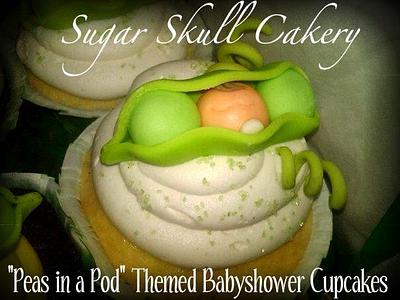 Peas in a Pod Baby Shower Cupcakes - Cake by Shey Jimenez