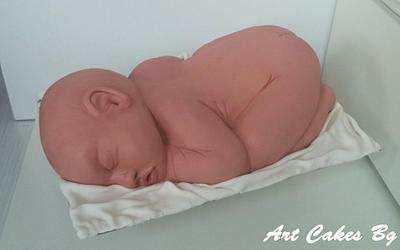 Sculpted Baby Cake - Cake by Kapka Vladimirova