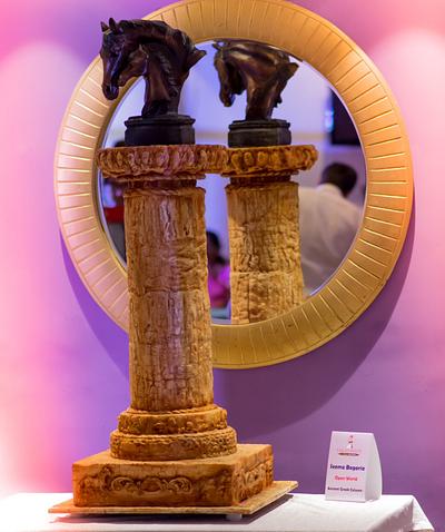 Ancient Greek pillar.... - Cake by Seema Bagaria