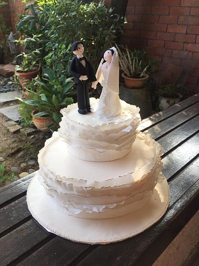 Wedding cake  - Cake by FangKim
