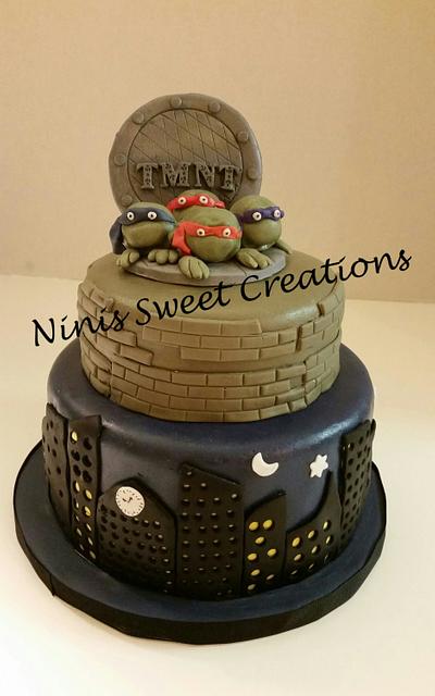 Teenage Mutant Ninja Turtles Themed Birthday Cake - Cake by Maria
