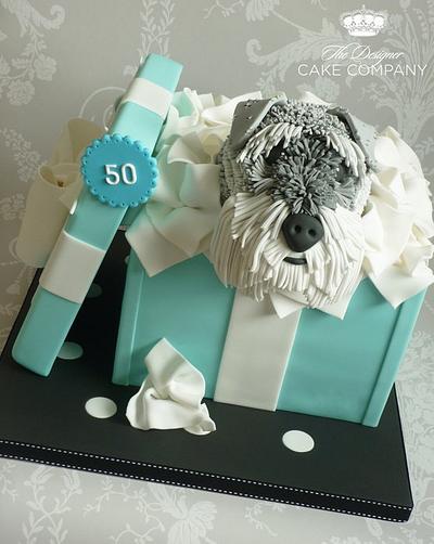 50th wedding anniversary gift box cake - Cake by Isabelle Bambridge