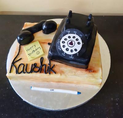 Telephone Cake - Cake by Neha Jaiswal 