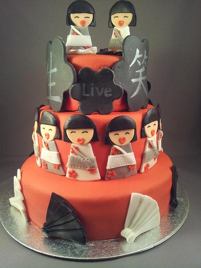Geisha Cake - Cake by Cakes~n~Dishes