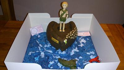 Another Peter Pan...this time on the Jolly Roger x  - Cake by Lucy at Bedlington Bakery 