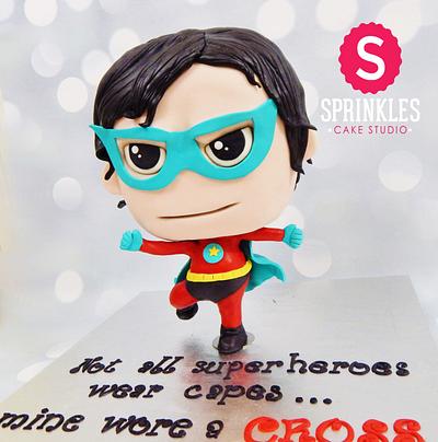 Super hero - Cake by Sprinkles Cake Studio