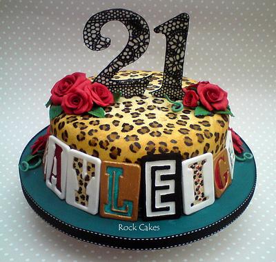 21st Leopard - Cake by RockCakes