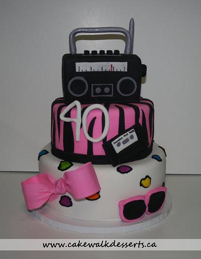 80's Cake - Cake by Heather