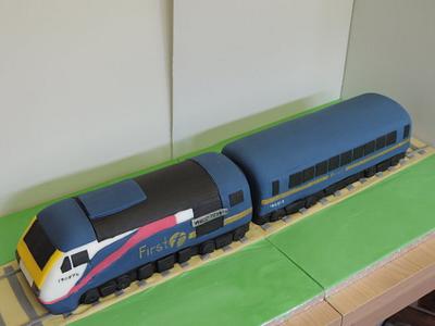 Hst Train Cake - Cake by David Mason