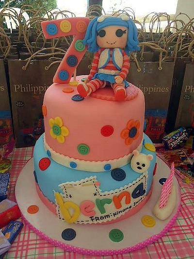 Laloopsy Theme 7th Birthday - Cake by Delectably Baked