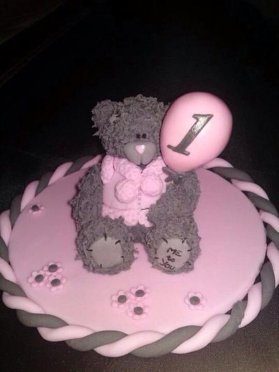 Me to you style tatty teddy topper - Cake by Looby69