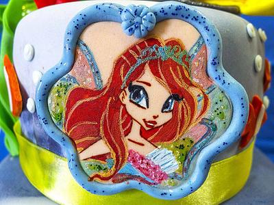 painting of winx - Cake by filippa zingale