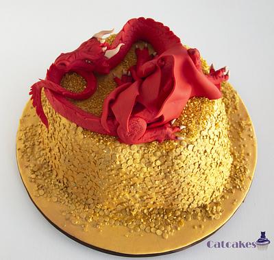 Smaug cake - Cake by Catcakes