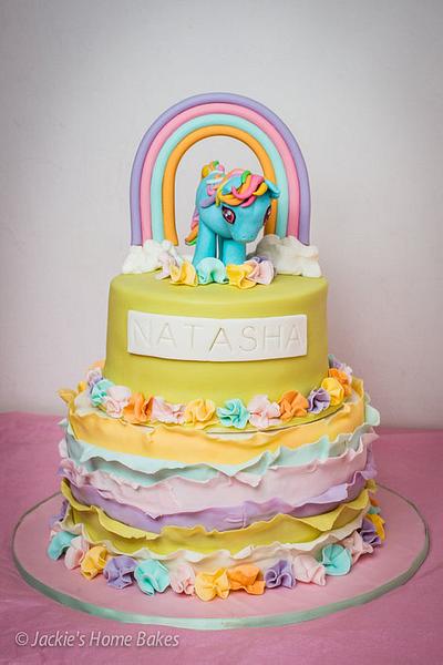 Rainbow and Ruffles Rainbow Dash Cake - Cake by JackiesHomeBakes