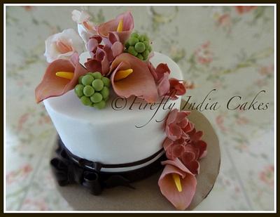 Inspired by Kara's Couture Cakes. - Cake by Firefly India by Pavani Kaur