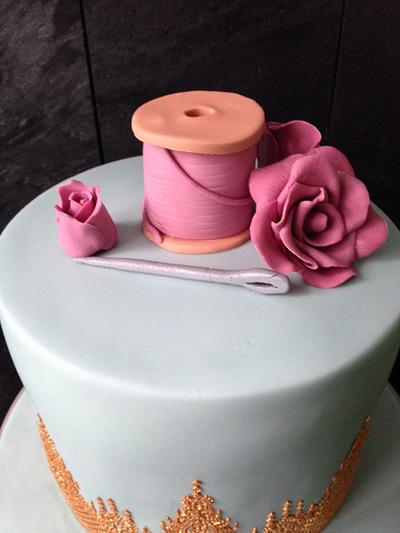 Needlework cake - Cake by Mrs Macs Cakes