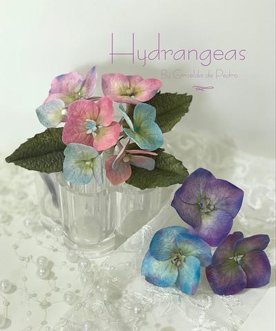 Hydrangeas  - Cake by Griselda de Pedro
