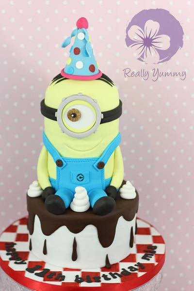 Minion birthday cake - Cake by Really Yummy