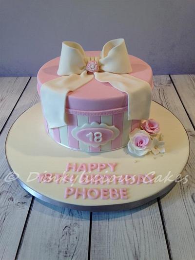 Pretty pink hatbox - Cake by Dinkylicious Cakes