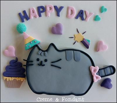 Pusheen the cat cake - Cake by Creme & Fondant