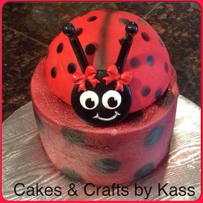 Ladybug cutie - Cake by Cakes & Crafts by Kass 