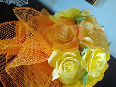 Bouquet of roses - Cake by Federica Sampò 