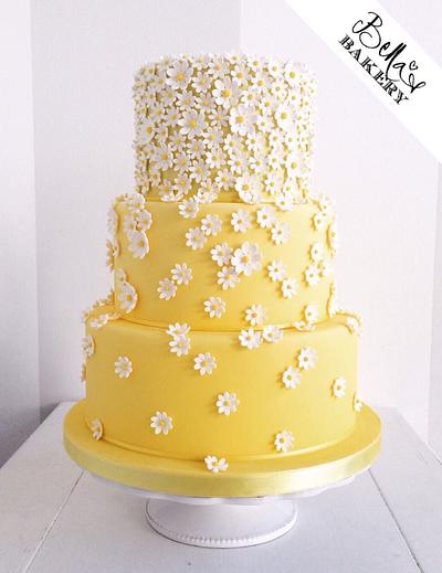 Wedding in yellow - Cake by Bella's Bakery