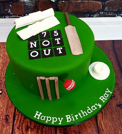 Ray - Cricket Birthday Cake  - Cake by Niamh Geraghty, Perfectionist Confectionist
