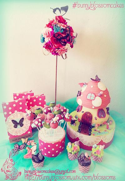 Fairy Tea party - Cake by BunnyBlossom