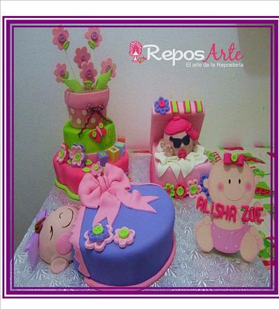 Baby shower cake  - Cake by ReposArte Ramos by Janette Ramos