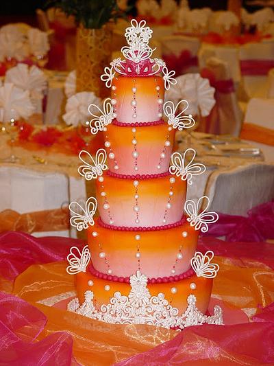 Natasha's Indian Wedding cake - Cake by Nadia Zucchelli