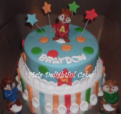 Alvin and the Chipmunks - Cake by Rita's Cakes