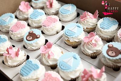 Baby Shower Cupcakes - Cake by Happy