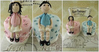 Twins! - Cake by Firefly India by Pavani Kaur