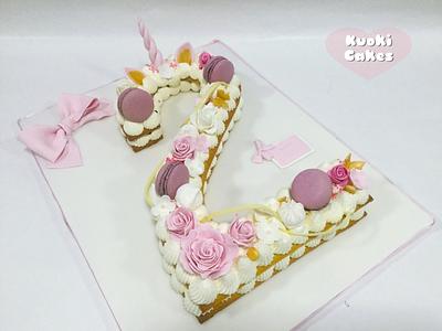 Cream tart unicorno - Cake by Donatella Bussacchetti