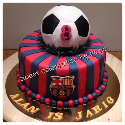 FC Barcelona cake - Cake by Kasia
