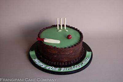 Cricket Birthday Cake - Cake by Frangipani Cake Company